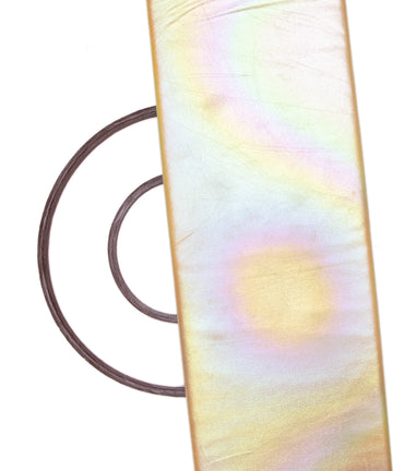 Yellow Colour Rainbow Imported Lycra Fabric